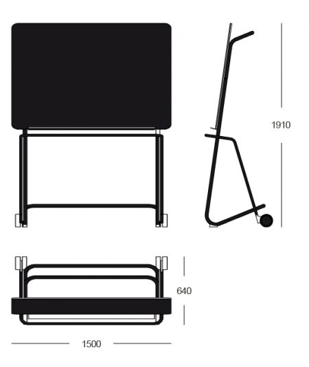 Salva, Whiteboard Standmodell