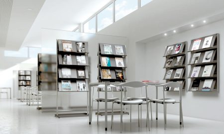 Flat, Wandprospekthalter