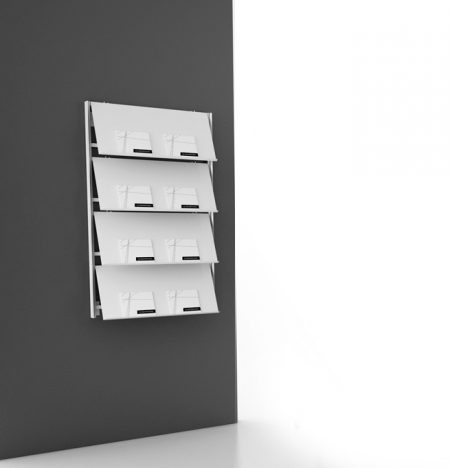 Flat, Wandprospekthalter