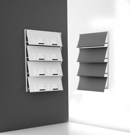 Flat, Wandprospekthalter