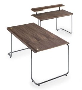Sten, Designschreibtisch - Tables - Gebogenes Schichtholz