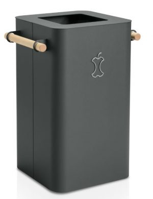 Abfallbehälter ARKAD-Eleganter und starker Eindruck, um Ordnung für Ihre Recyclingbedürfnisse zu schaffen. Typische Funktion mit atypischer Form.